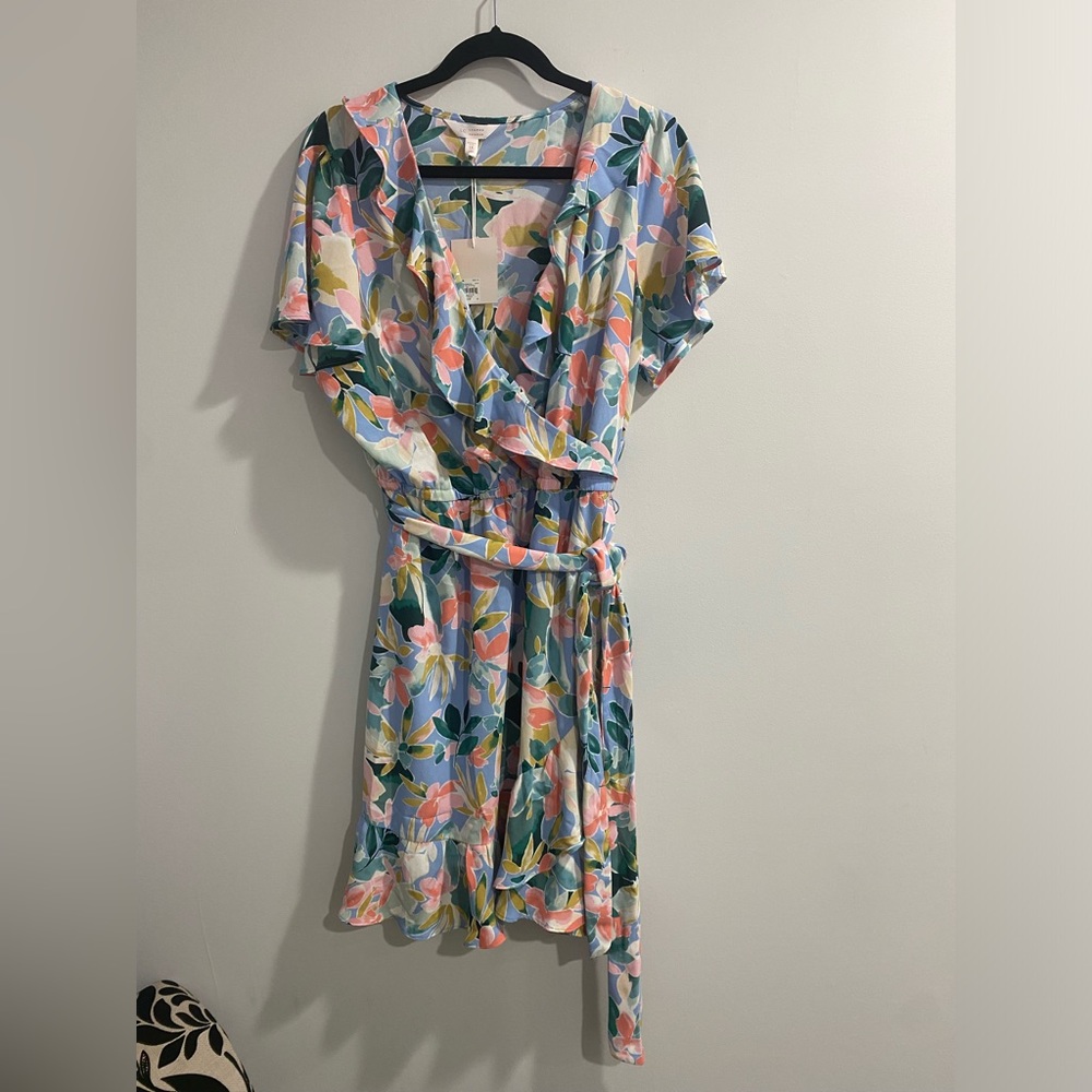 Plus size wrap dress